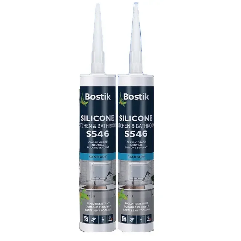 Bostik Silicone S546 Kitchen & Bathroom 260ml Sealant for Kitchen Applications
