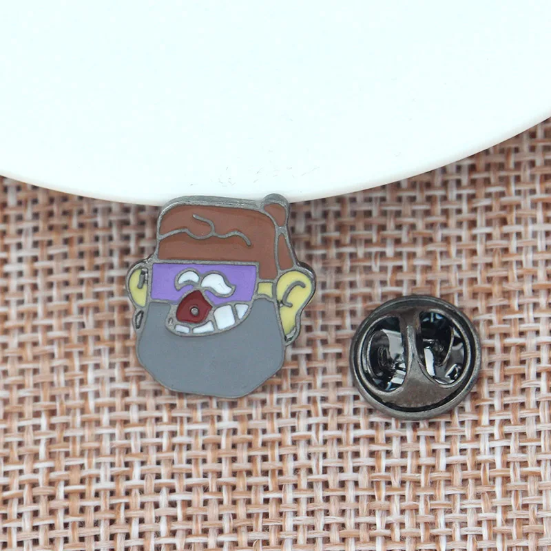 Children Adventure Animation Gravity Falls Enamel Pins Comedy Anime Cartoon Pig Metal Brooch Badge Jewelry Accessory Gifts