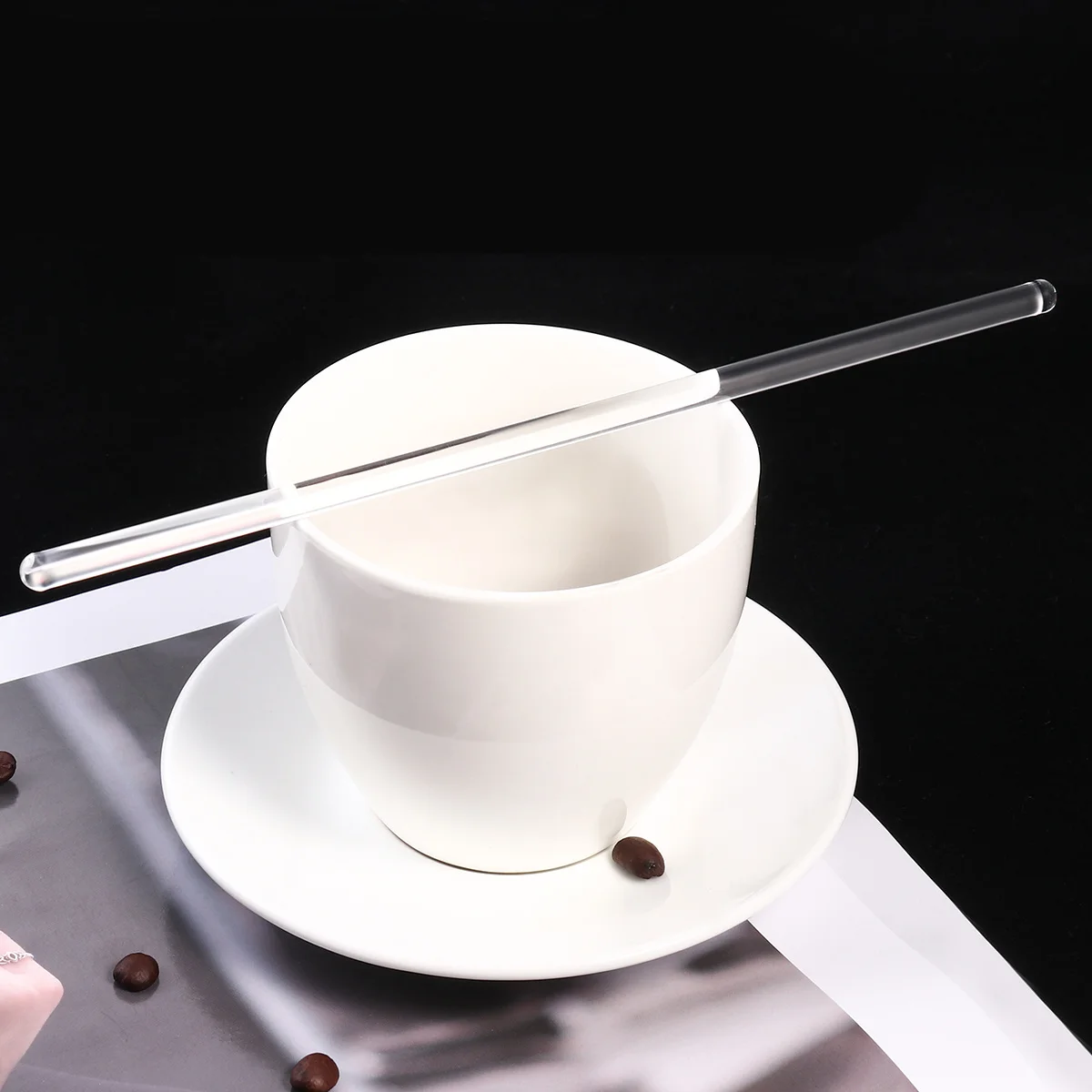 

3Pcs Glass Stirring Rod Laboratory Transparent Tools Mixer Stirrer Accelerate Dissolution Essential Supplies Stirring Rod