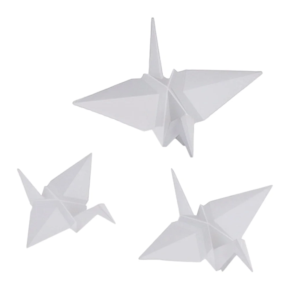 3 Pcs Paper Crane Model Chic Epoxy Mold Decor Crystal Adornment DIY Filler Resin