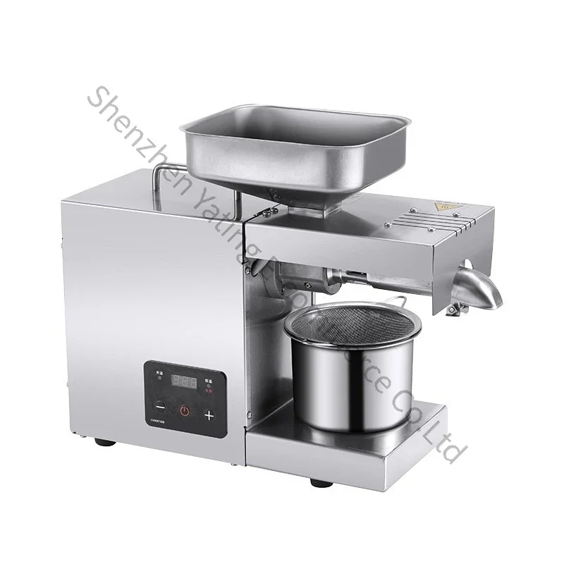 Oil Press Machine Household Automatic Fryer Commercial Press Digital Display Multifunctional Peanut Oil Mill Press Machine