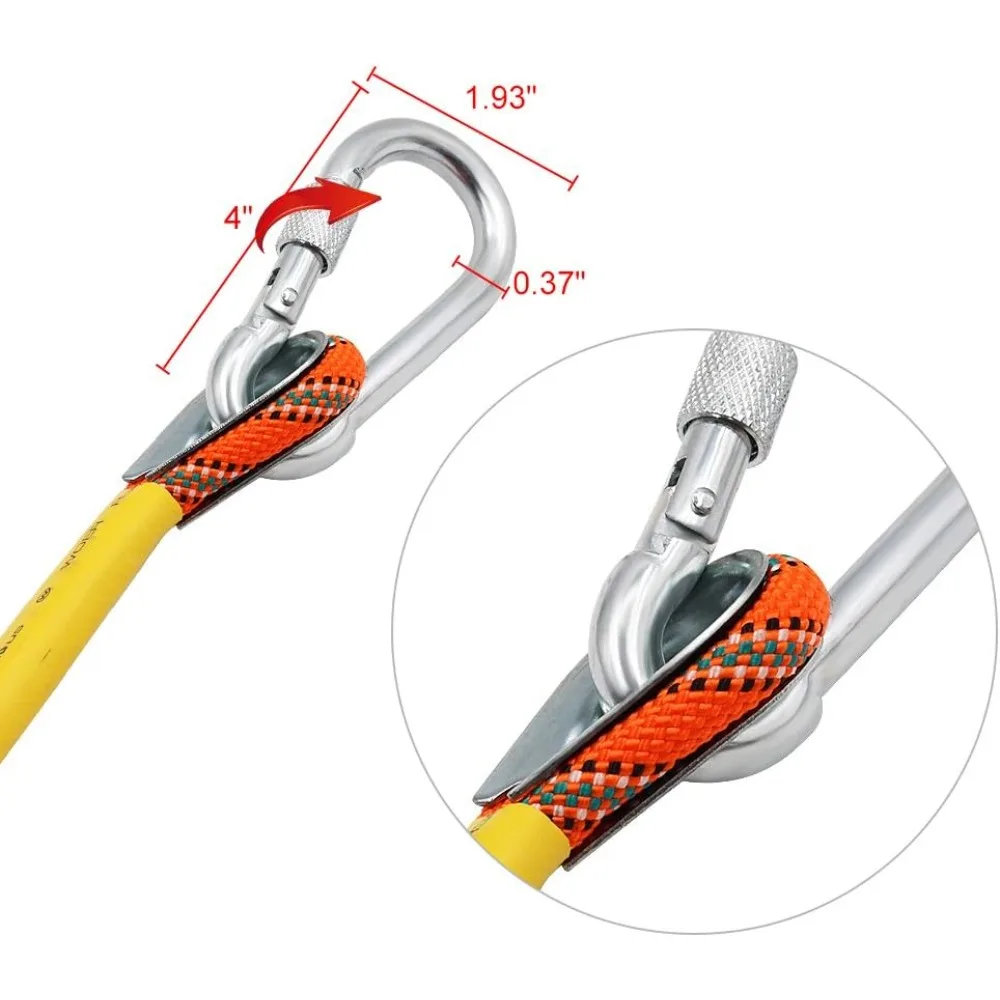 CQOutdoor クライミングロープ 静的ロッククライミングロープ エスケープロープ アイスクライミング用具 消防救助パラシュート