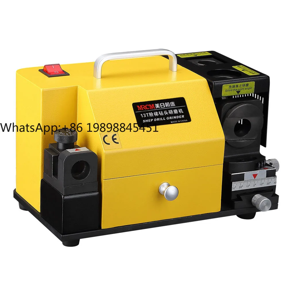 

MR- 13T 4- 14mm Afiladora De Brocas Escalonada/portable Stepped Drill Bit Sharpener Grinding Machine with CBN Wheel