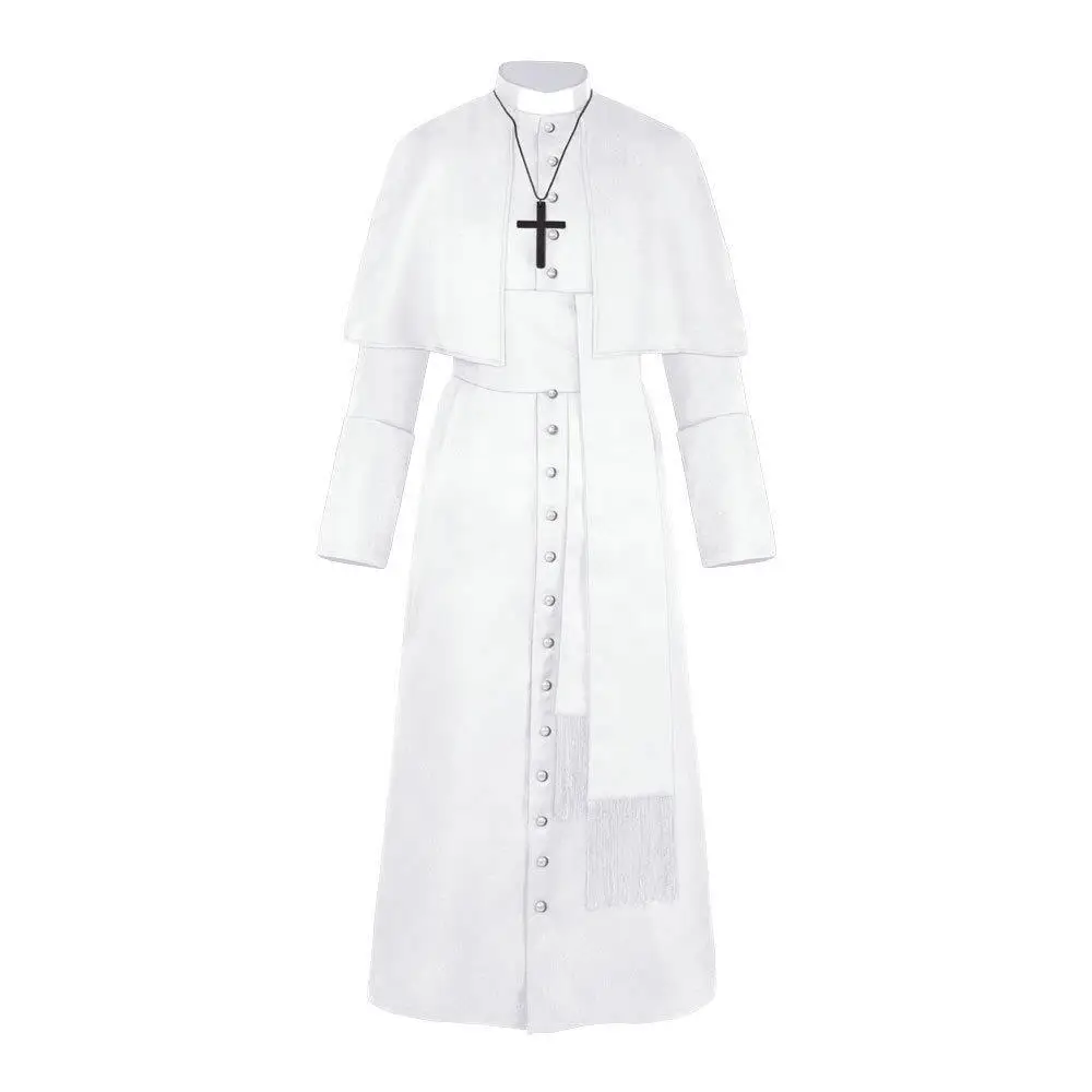 

Halloween God Pastor Cosplay Vintage Priest Costume Women's Ethnic Wear Stage Performance Chinese Manufacturer