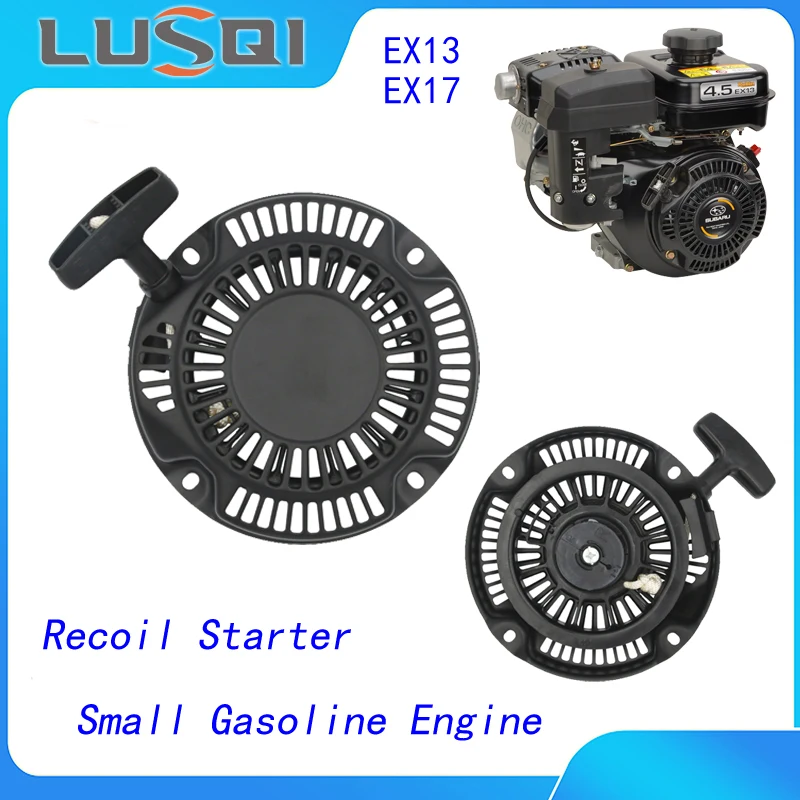 

LUSQI EX17 Recoil Starter Lawn Mower Gasoline Engine Start Repair Part Fit Robin EX13 EX21 KX21 EP17 Gasoline Engine Starter