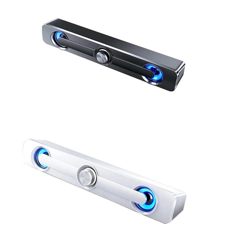 Dual Speaker Bar, Wireless Portable Stereo, 360-Degree Surround Sound, Compatible With Computers, Projectors, Phones