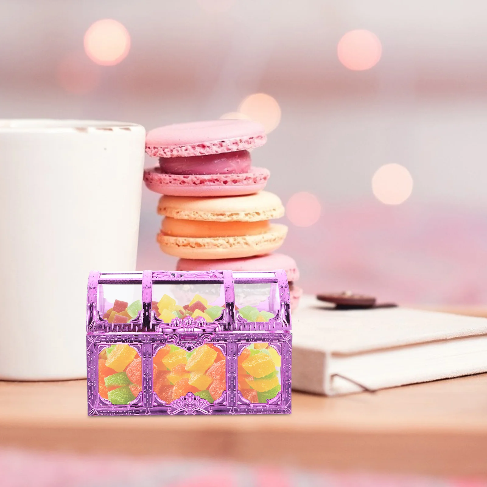 

12Pcs Clear Candy Boxes Wedding Party Favor Small Storage Gift and Treat Boxes Party Favor Box Wedding Candy Box