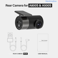 70mai Rear Camera For 4K Dash Cam 7 0mai A800 4K Car DVR Rearview 4K HD Cam 70Mai Pro Plus + RC06 For 70mai A800S & A500S