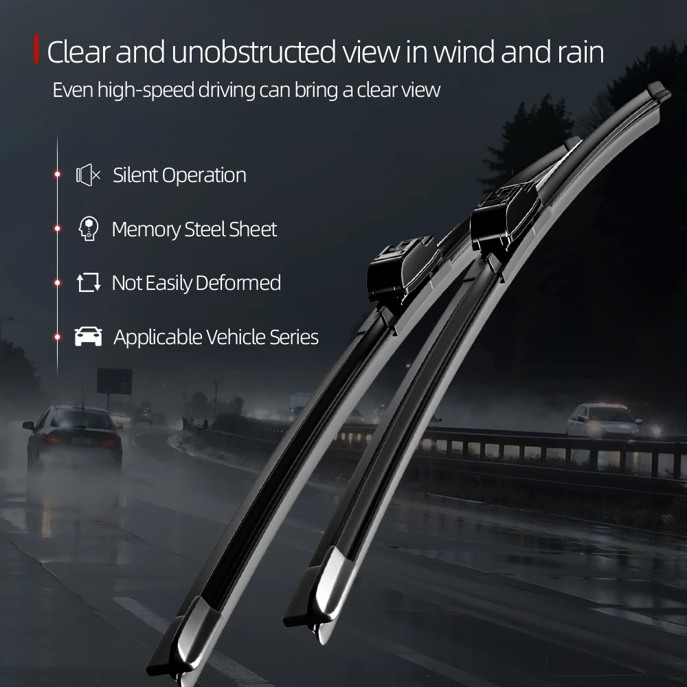 1set Front & Rear Windshield Wiper Blades Windscreen Wipers For Subaru Outback BN BS 2015-2019 2016 2017 2018 Accessories