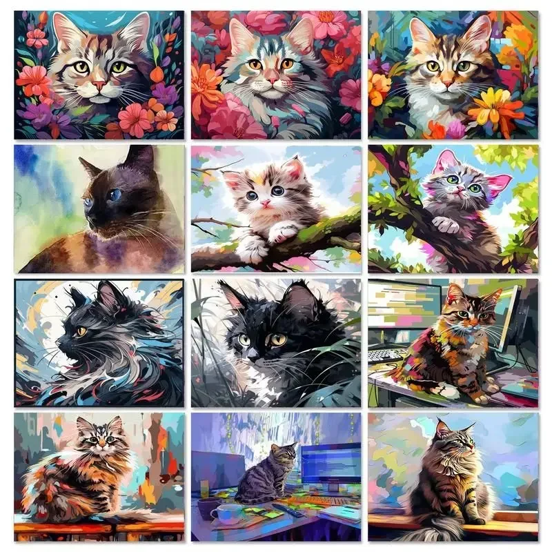 533459 Paintings By Numbers On Canvas Diy Ideas Drawing Art Crafts Supplies For Adults Decoration For Home