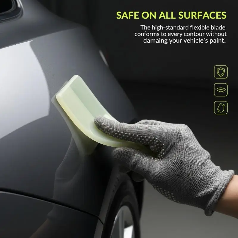 Car Film Wrapping Tool Film Scraper Window Tinting Wallpaper Protective Soft Bull Tendon Car Glass Clean Transparent Scraper