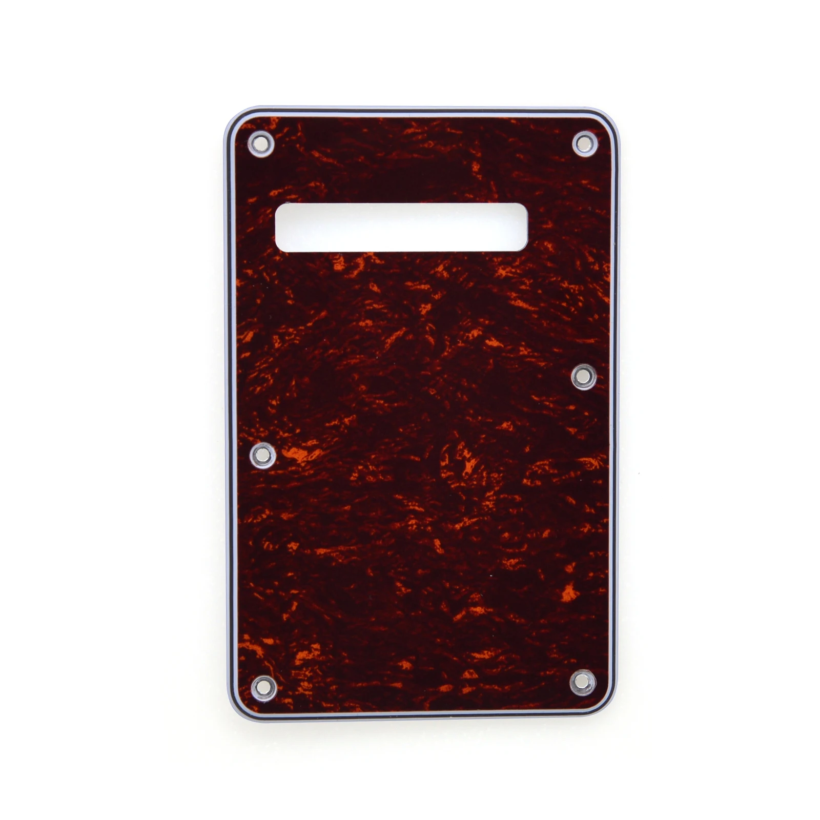 6 Holes Guitar Back Plate Cavity Cover Pickguard for ST Modern Style Electric Guitar