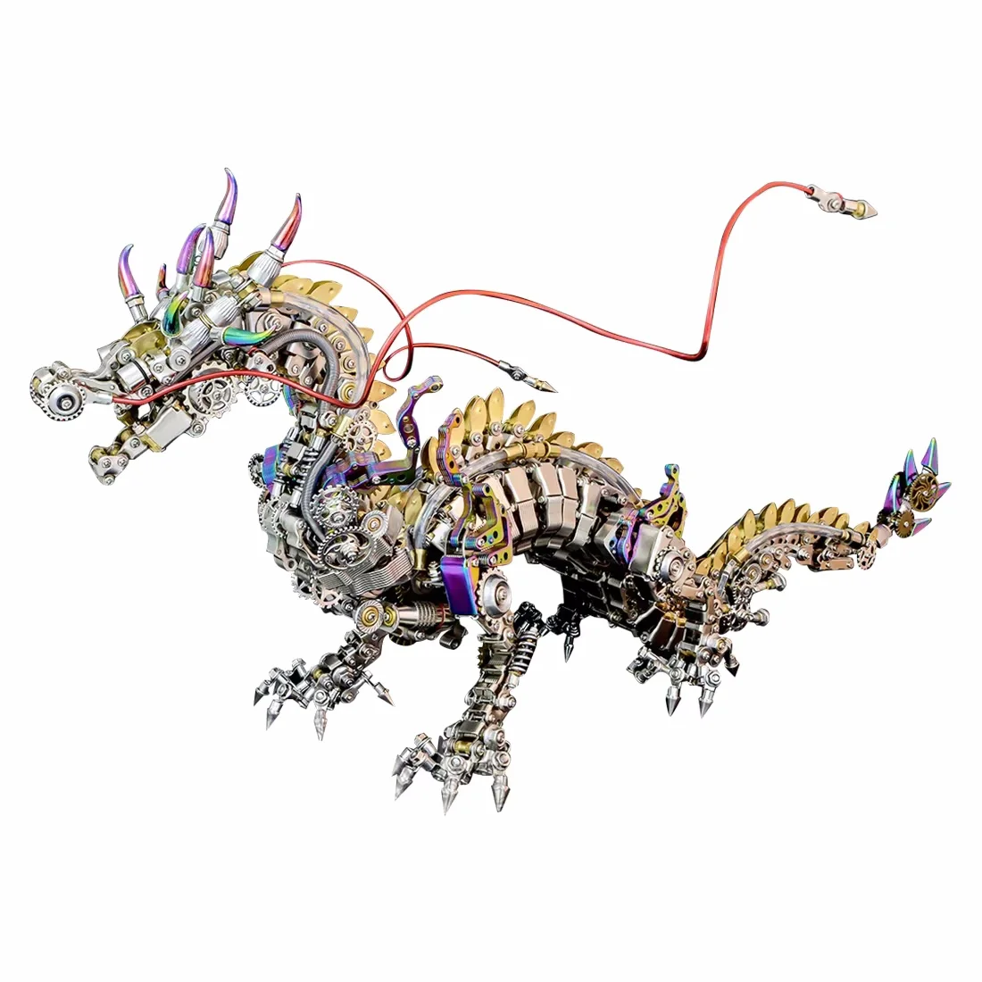 

50cm 3d Mechanical Worshipful Dragon Metal Model Kit DIY Assembly Toy for Adults 3D Large Dragon Models (2030+PCS)