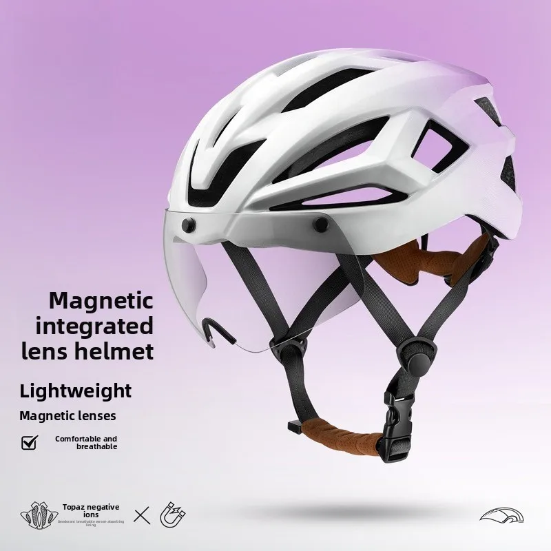 

Cycling Helmet Goggles Magnetic Helmet Mountain Road Cycling Helmet Gear Hard Hat