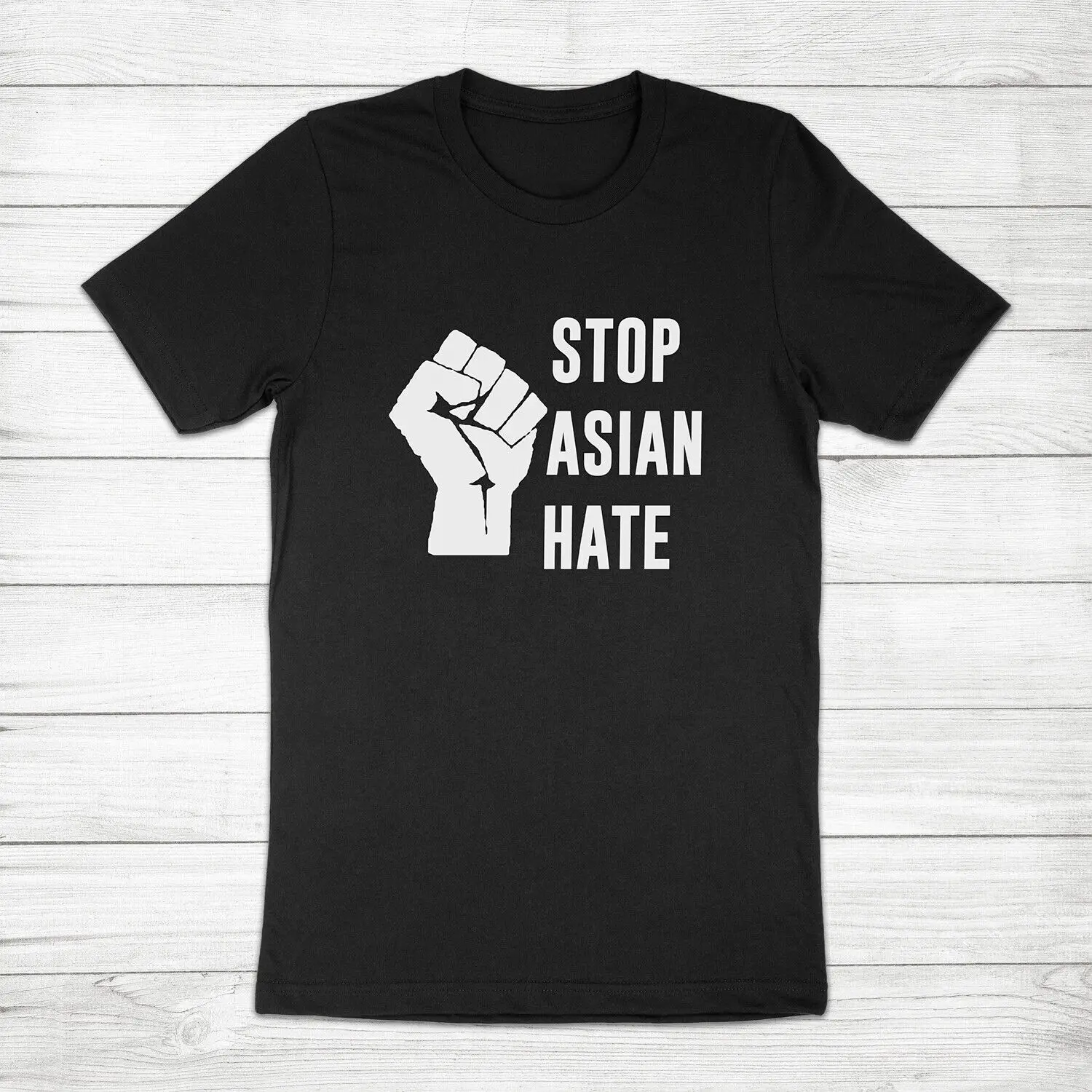 Stop Asian Hate  AAPI Ally American Solidarity Activist Unisex Tee T-Shirt