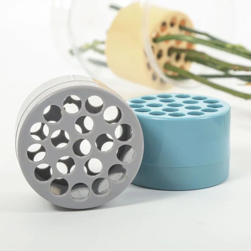 Plastic Transparent Flower Holder Flower Pot Stabilizer Handheld Spiral-Style Floor-Standing Support for Fresh Flower Bouquets