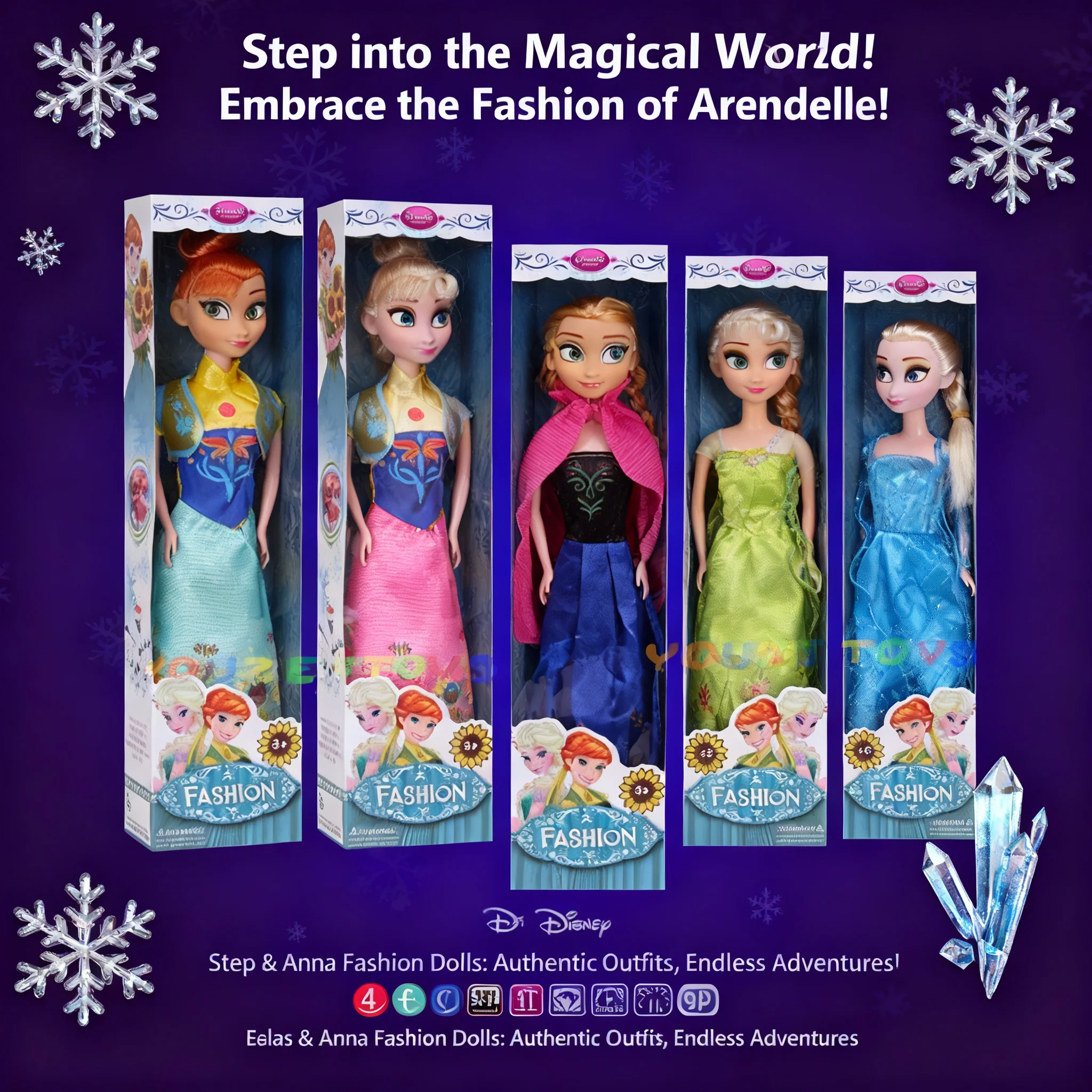 

Disney Frozen 2 Princess Anna And Elsa Dolls 8 Styles Movable Joints Figure Toys 30cm For Girls Children Christmas Birthday