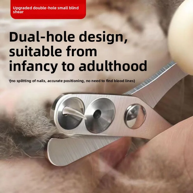 

2026 New Safe Cat Nail Clippers with Anti-Bleed Guard, Easy Pet Claw Trimmer for Grooming Beginners