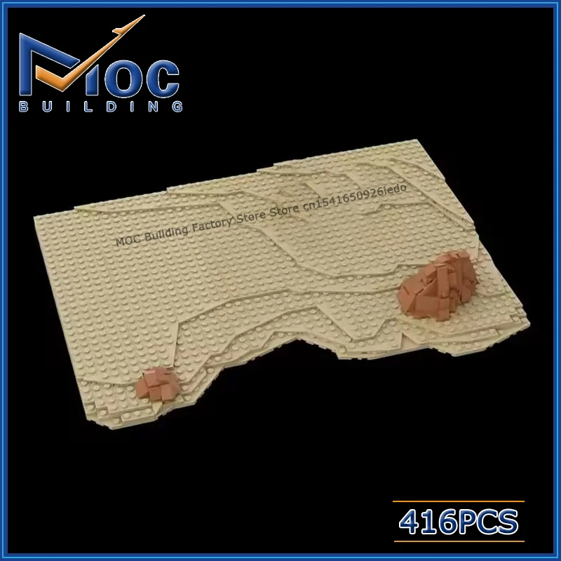 

Строительные блоки MOC, модель персонажа из фильма, индивидуальное фиксированное основание 75379 и 75398, подставка, сделай сам, кирпичи, коллекция игрушек, демонстрационные подарки