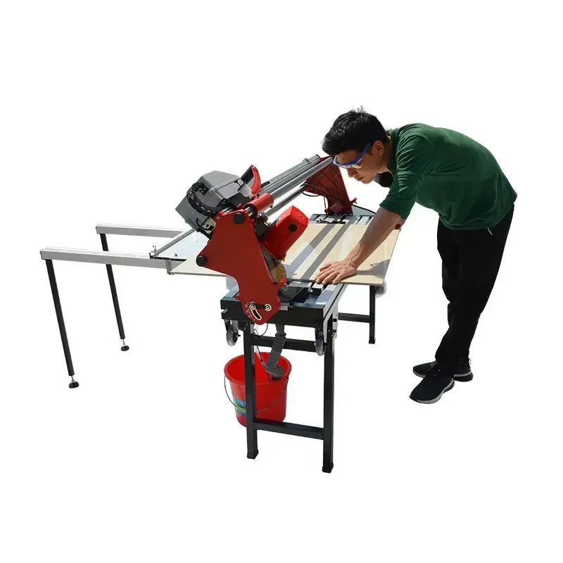 2400W Fully Automatic Tile Cutting Machine Multifunctional Stone Edging Slotting 45° Chamfering Cutting Machine Tile Tools