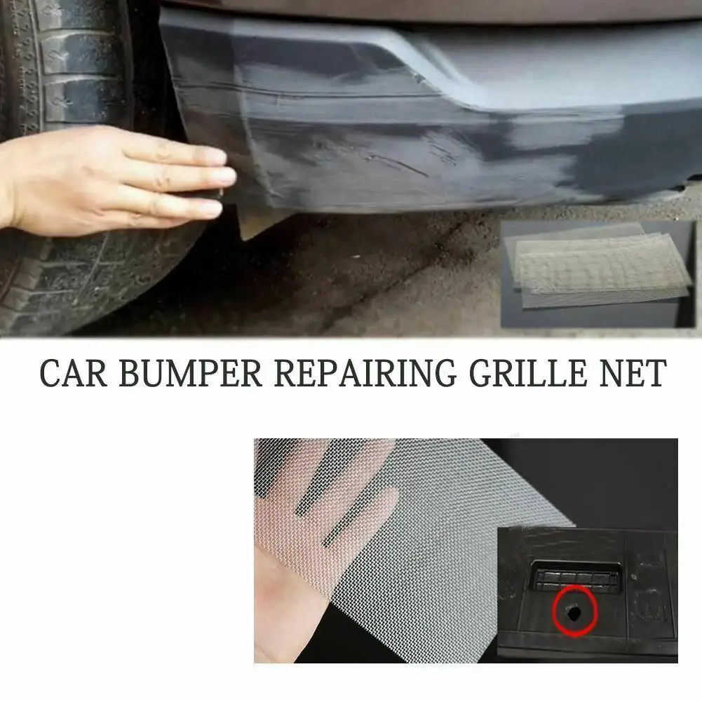 25*12.5cm Plastic Repair Mesh Patch Car Bumper Steel Net For Plastic Hole Repairing Mesh Net Car Welding Accessories S3F1