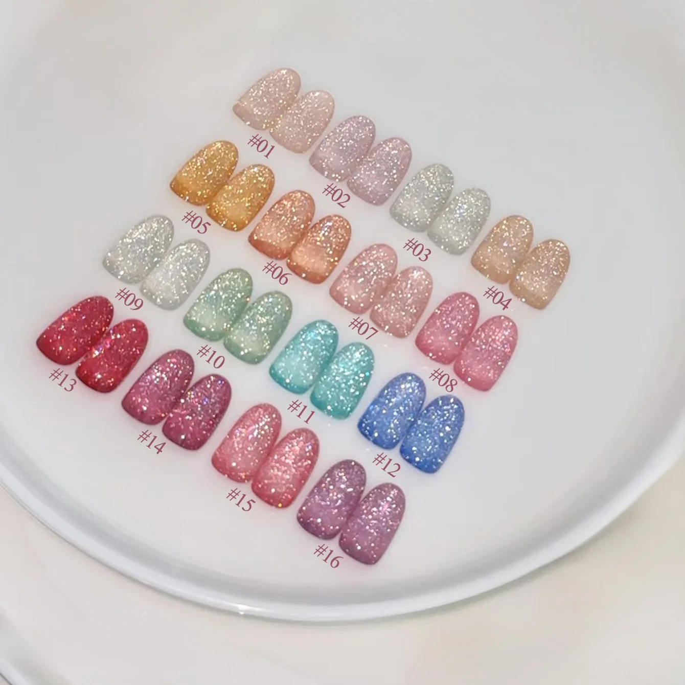 1 pièces SHAKA automne urbain cassé diamant rose bleu Gel vernis à ongles 2025 nouveau Super Flash réfléchissant paillettes Gel à ongles