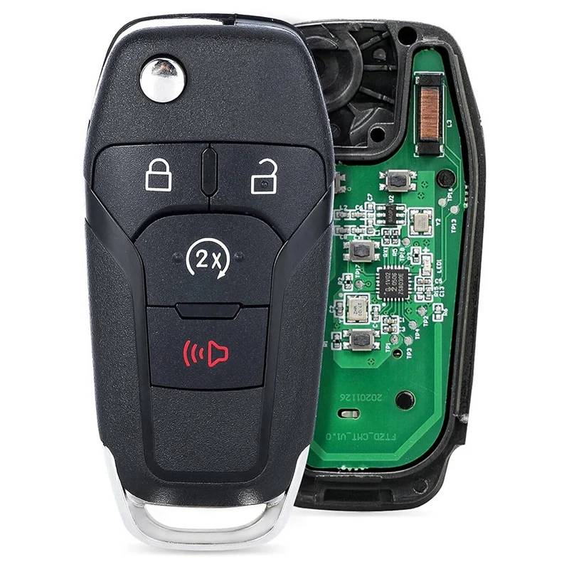 

Car Flip Remote Key 4 Button Smart Key 902Mhz N5F-A08TDA 49 Chip For Ford F150 F250 F350 F450 F550 Raptor Ranger Fusion