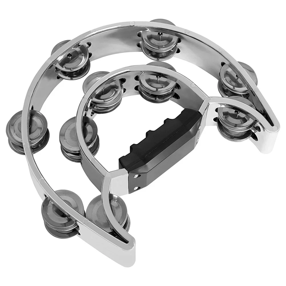 1 قطعة يده الدف صف مزدوج Abs المعادن هش الصوت للحزب Ktv الفصول الدراسية الموسيقى الاطفال الكبار التعليمية قرع