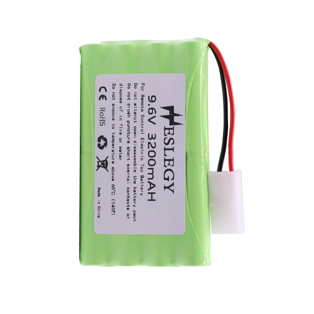 9.6V 3200mah NiMH Batteria H Modello Per Il giocattolo del Rc Auto Serbatoi Treni Robot Barche Pistole parti Ni-Mh AA pacchetto 2400mah 9.6V