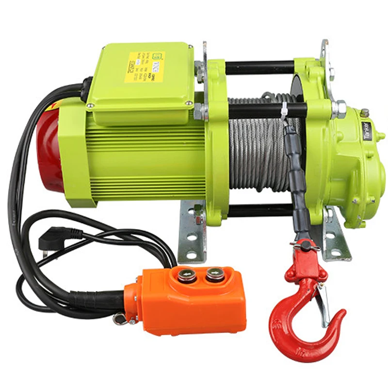 Electric Hoist, 220V Compact Crane, Brushless Ultra-Fast Lifting Hoist, Wired/Remote-Controlled Winch, Portable for (Customized)