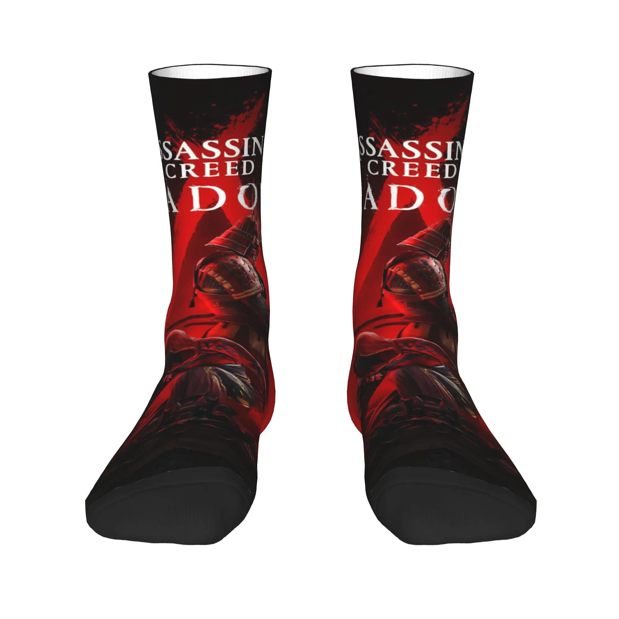 Assassins Creed Shadows  Socks Autumn  Stockings Fashion Men Quality Socks Custom Running Anti Skid Socks