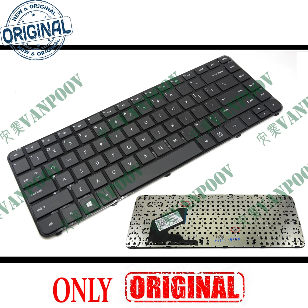New US Notebook Laptop Keyboard for HP Pavilion SleekBook TouchSmart 14-b109wm 14-b124us -b137ca -B001XX -B010US -B013CL -B017NR