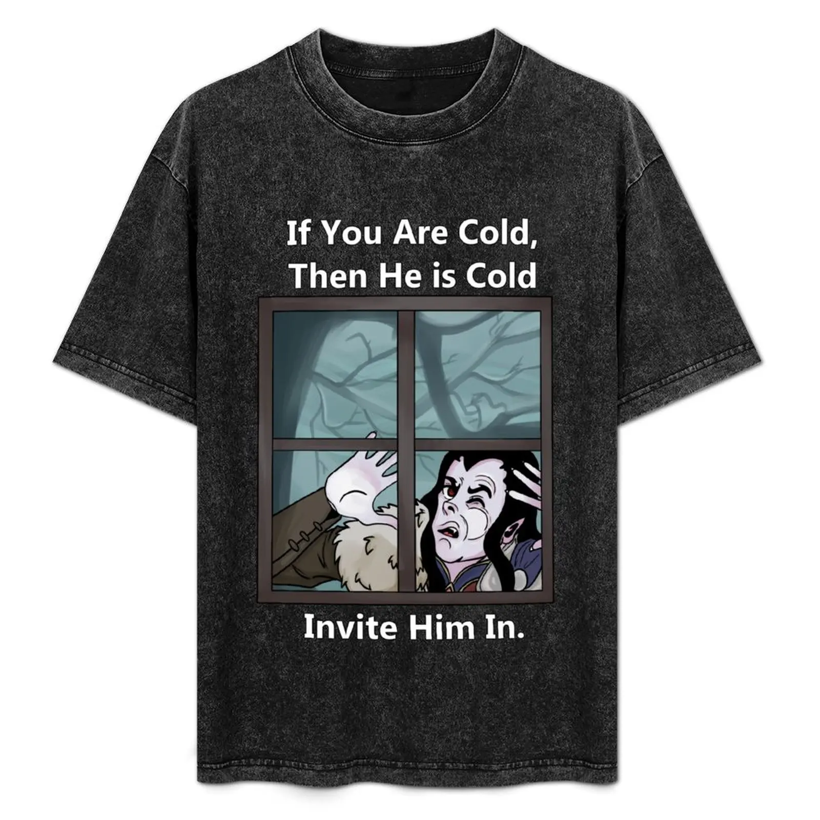 

Invite Strahd In. T-Shirt Work Casual Loose Fit T-Shirt