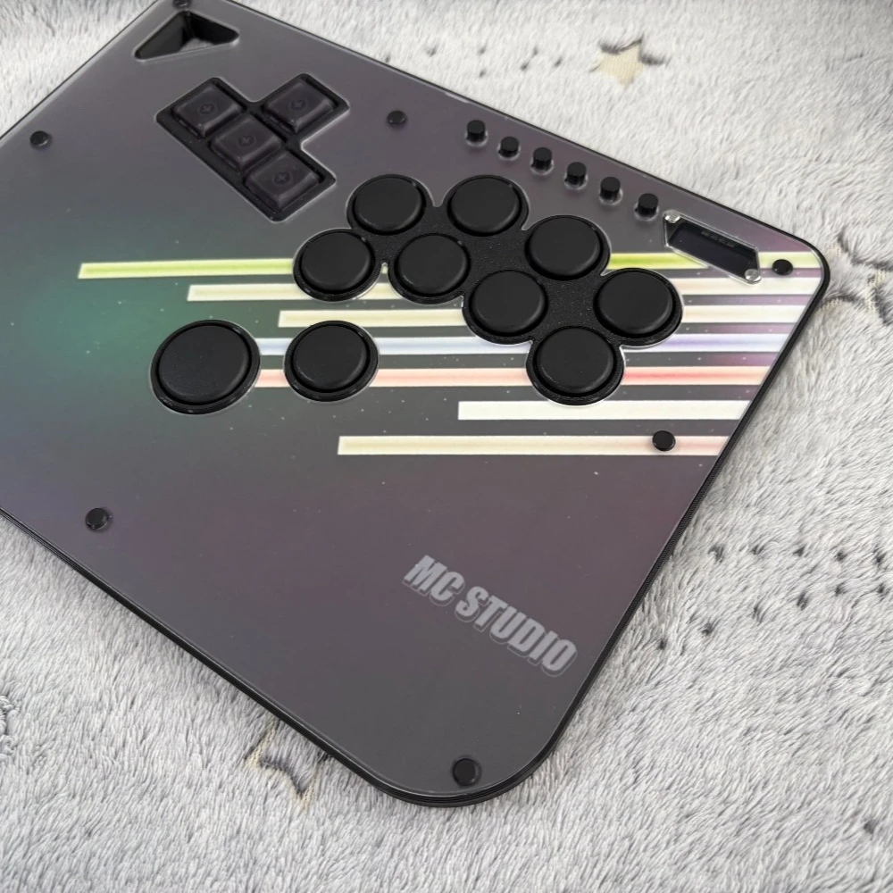 Mixbox Low Profile Game Keyboard Customized MC Studio Wired Hot Swap 3D Print Acrylic RGB Left Right Mechanical Gaming Keyboard