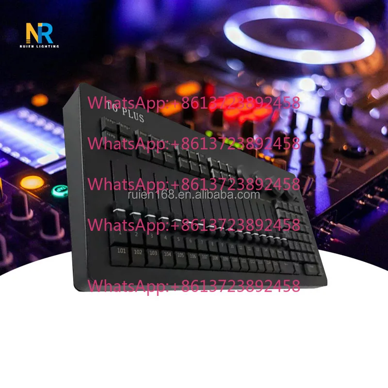 Factory Sales To Plus MA2 Lighting Fader Wing With Bag Portable DMX512 Console For Wedding & Party Lighting