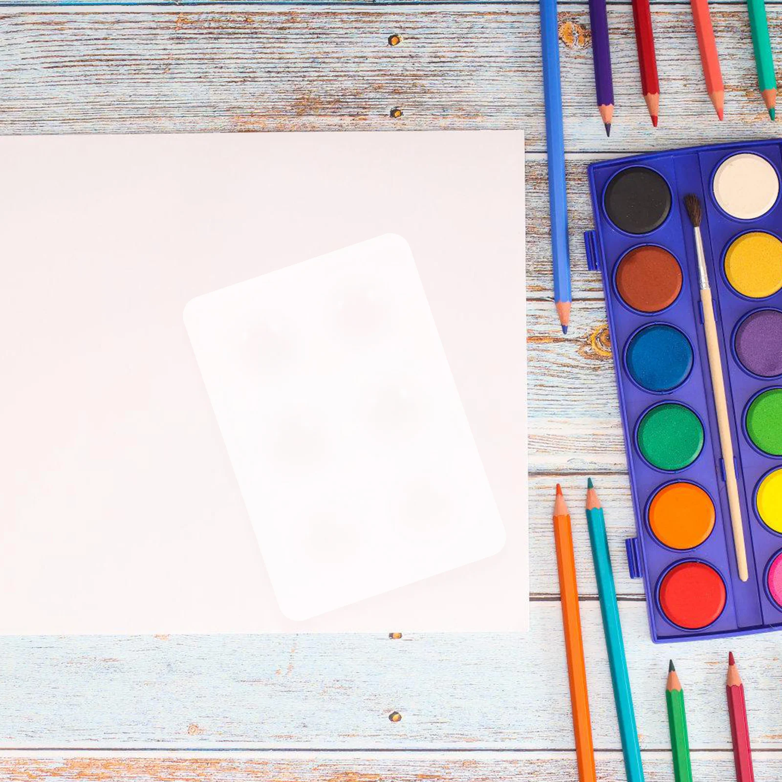 

2 Pcs Palette Paint Mixing Makeup Trays Diy Art Painting Tool Artist Supplies Acrylic Plate Oil