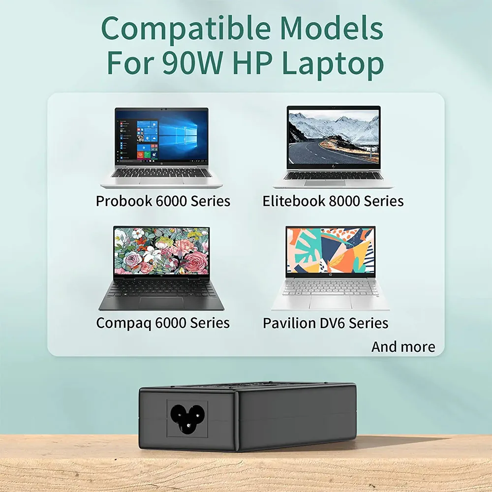 شاحن محول تيار متردد لجناح إتش بي ، الكل في واحد كمبيوتر مكتبي ، مزود طاقة ، 90 واط ، 19 فولت ، 4.74A ، 20-B010 ، 20-B013W ، 20-B014 ، 21-h010 ، 21-
