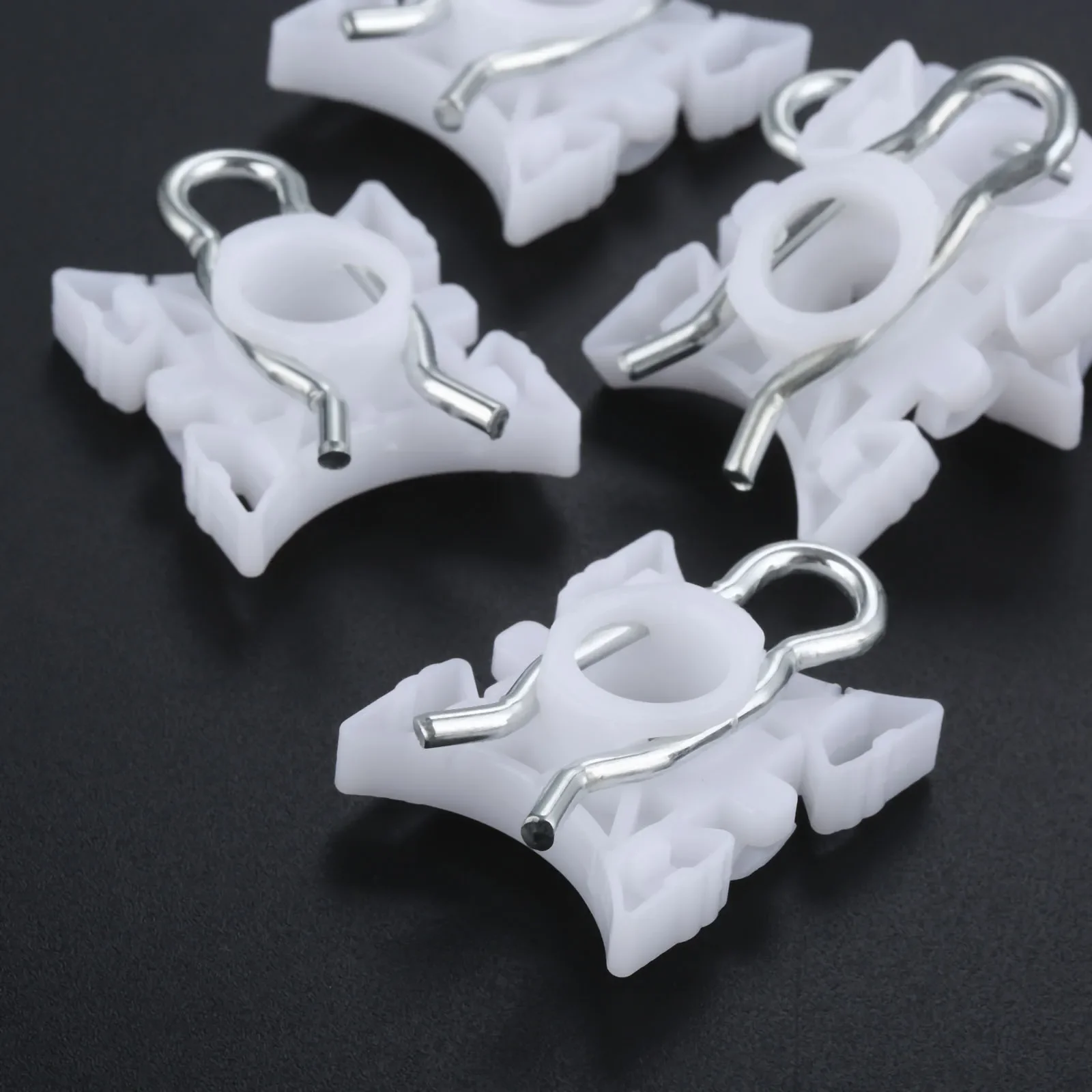10Pcs Window Regulator Sliding Pivot Clips Auto Fastener Clip For BMW E36 E32 E34 325i 525i 535i M3 M5 Z3 Z4 Roller Lifter Clips