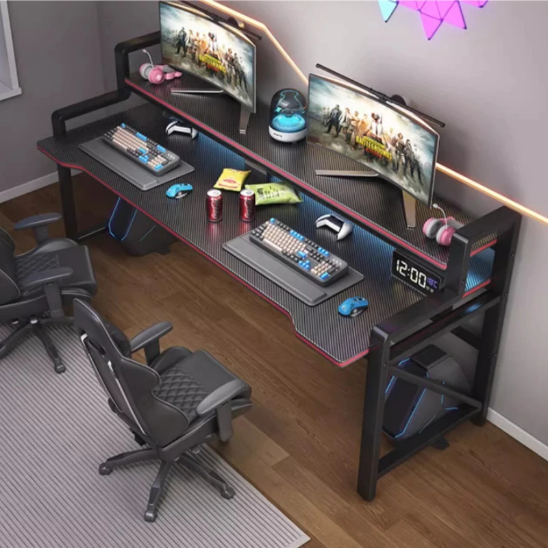 home student Computer desk dormitory e-sports game Simple Bedroom study table Office Writing long gaming desk home furniture