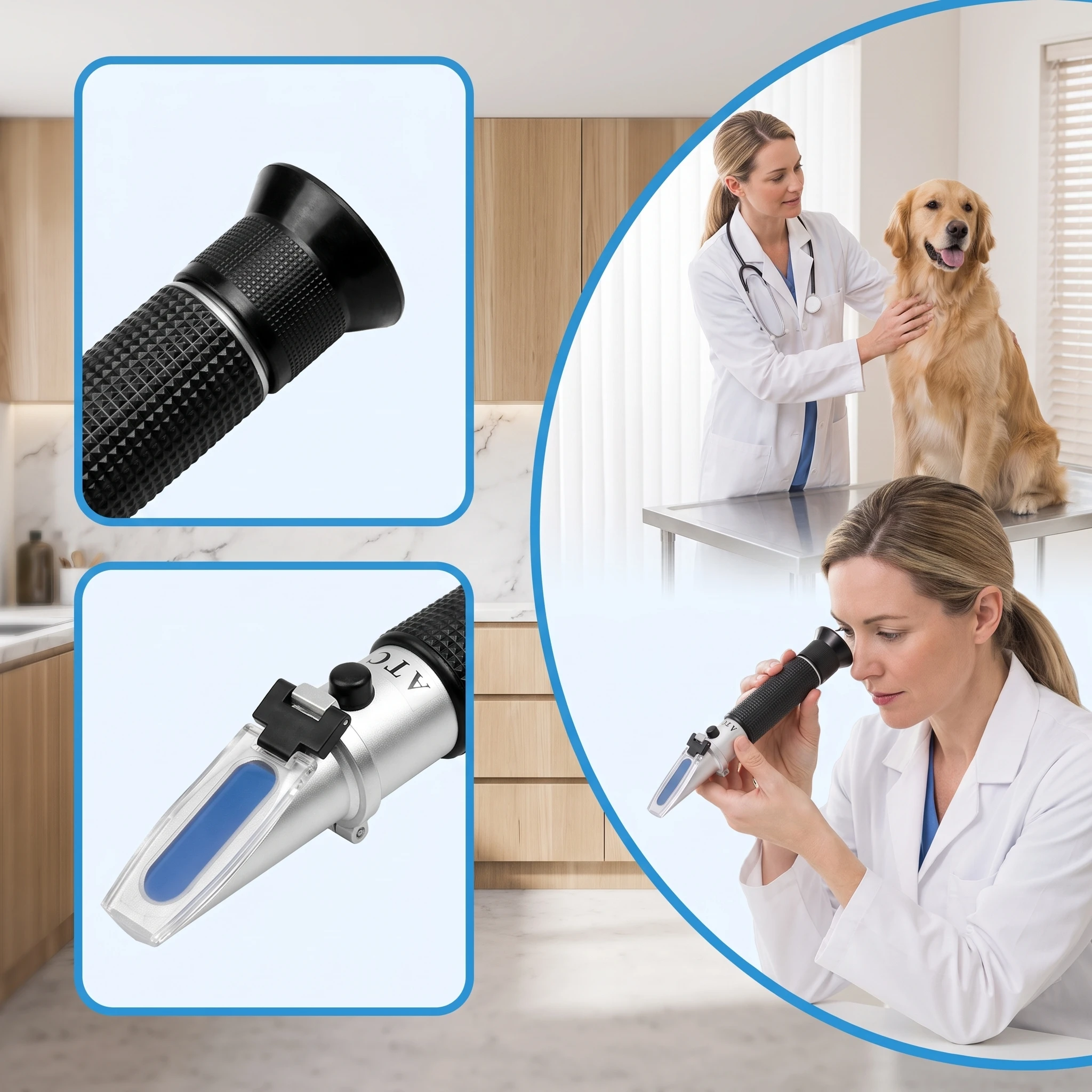 Pet Health Refractometer - Ani - đánh giá và giá Refractometer Salinity