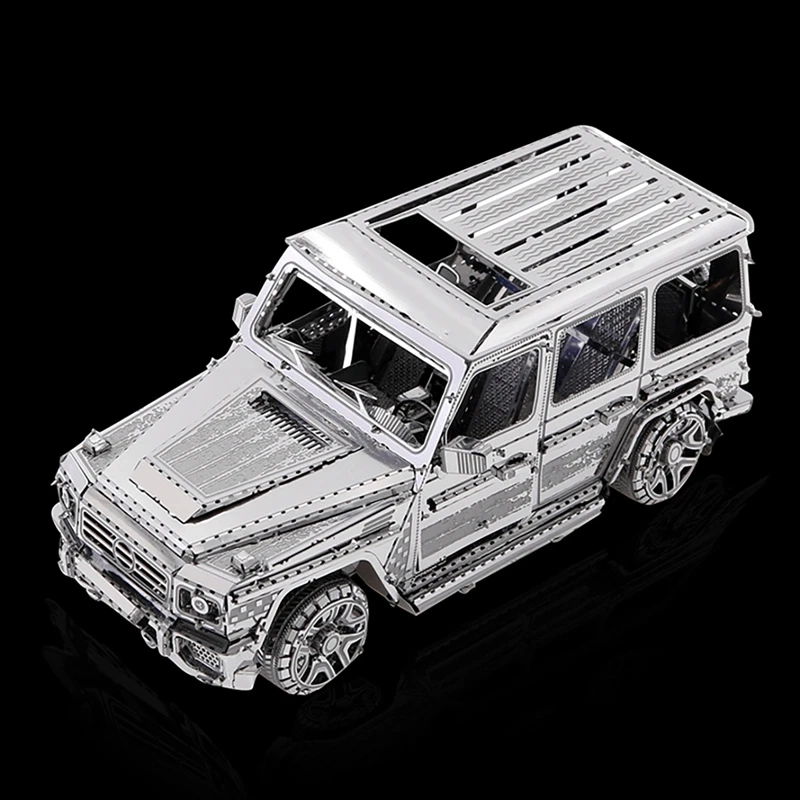 Diy 3d Driedimensionale Puzzel Metalen Modelbouw Set Off-Road Voertuig Jeugd Puzzelspel Kinderen Verjaardagscadeau