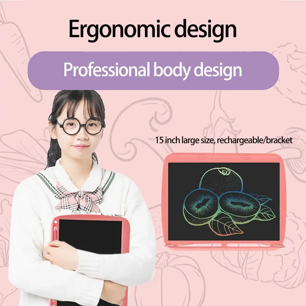 1 Bộ 15 Inch Viết Máy Tính Bảng Giao Diện USB Dual-Đầu Sạc Hangable Mắt Chăm Sóc Đồ Họa Ban Cho Gia Đình