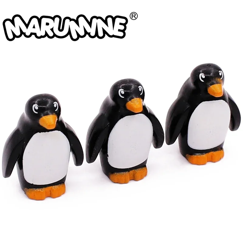 MARUMINE Polar Penguin Block Parts 5PCS 26076 pb02 Compatible Assembled Glassic Buidling Bricks Accessories DIY Educational Toys