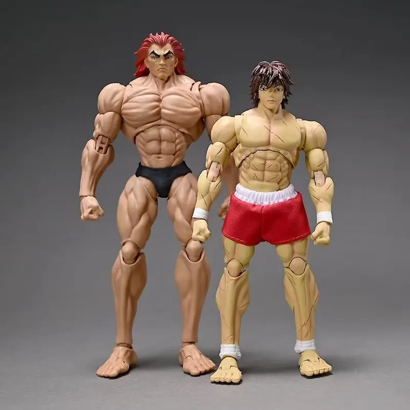 Hanma Yujiro Baki Joint Movable Action Figure Toy, PVC Modelo Collectible, Decorações Desktop, Ornamento Estátua, Presente, 18cm
