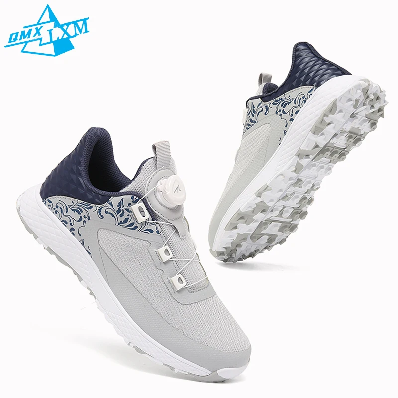 LiXingMing Golf Shoes Women 2024 Waterproof Breathable Golf Sneakers Outdoor Training Golf Sport Shoes Unisex Size 35-42#