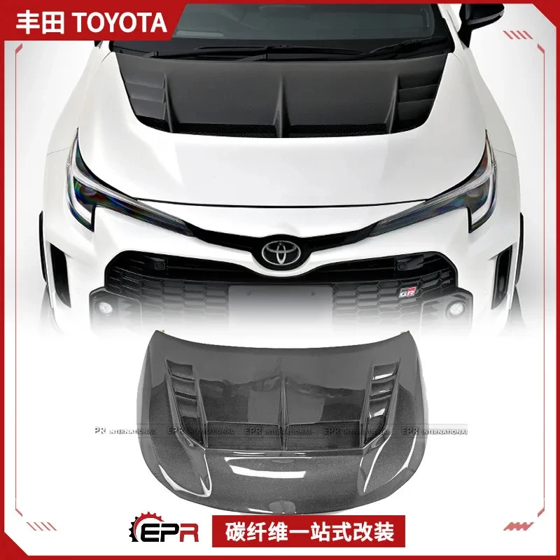 

Suitable GR Carbon Fiber Varis Style Ventilated Hood Modification Part