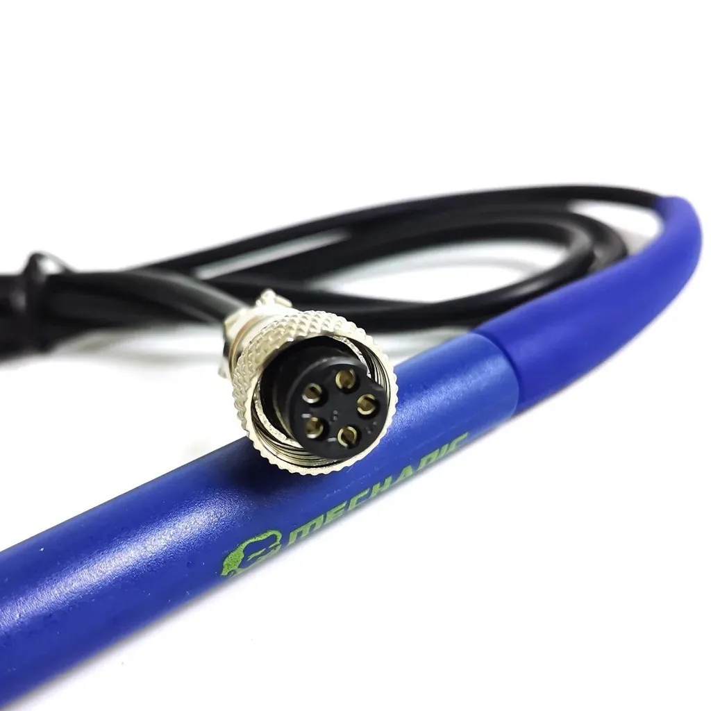 MECHANIC Electric Soldering Iron Solder Handle Replacement with DIN 5 Pin Female Connector for T12 Pro Welding Station