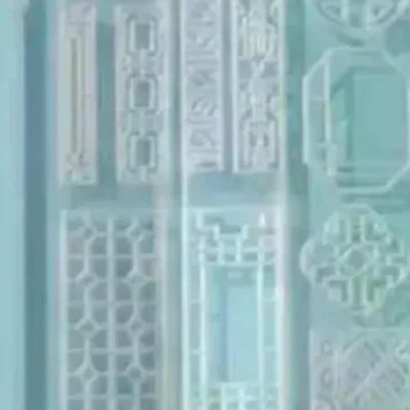 3D Silicone Nail Art Mold Chinese Style Window Design Ideal for Nail Art Hobbyists Home DIY Professional Nail Salon