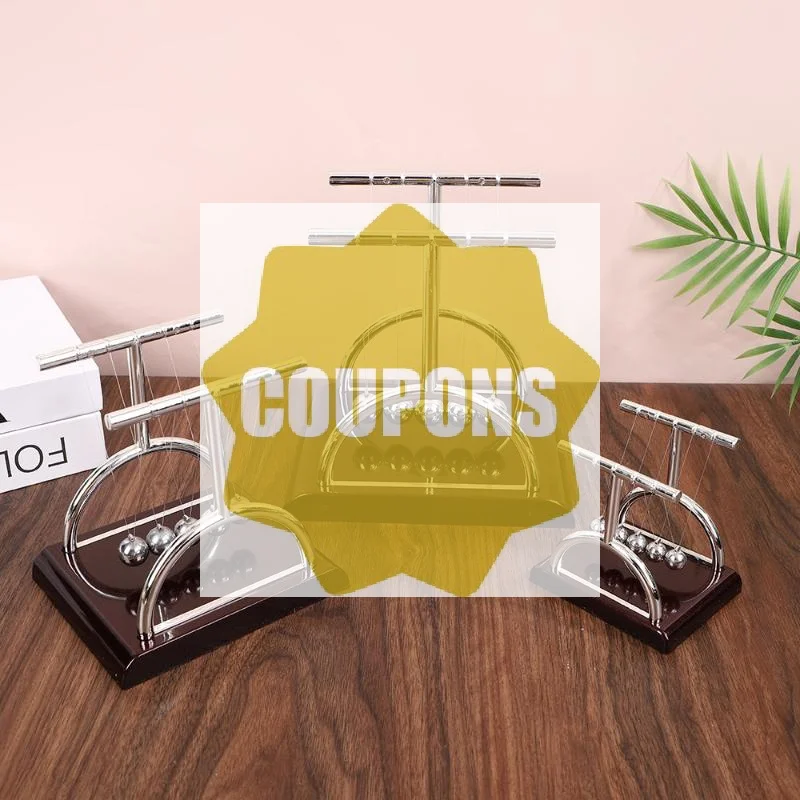 T Shape Newton Cradle Balance Pendulum Metal Swing Ball Physics Science Toy Desktop Ornament For Home Office Tabletop Decor Gif