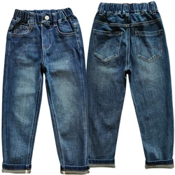 5148 6-14 years  Kids Boys' Jeans casual Trousers Elastic Waist  children's soft denim pants